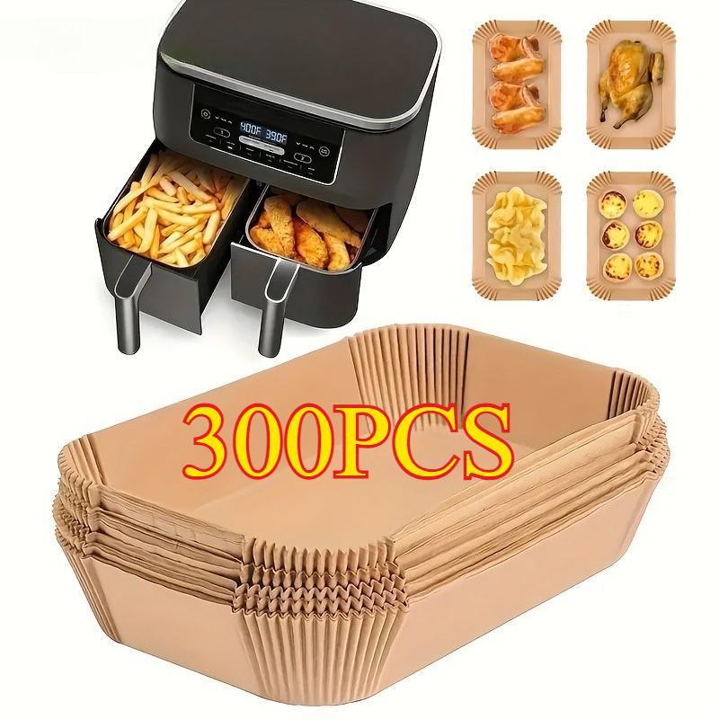 Kitchen Baking Mat - 使い捨てエアフライヤー紙ノンスティックキッチンベーキングエアフライヤーマット耐油電子レンジバーベキューパッドベーキングペーパーライナーアクセサリー
