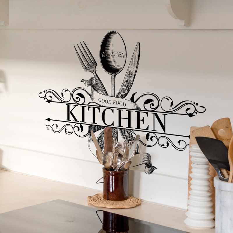 Kitchen Queen - 装飾ビニールタイルキッチンウォールステッカー キッチンデコレーション用 粘着壁紙 壁装飾 家具ステッカー 部屋の装飾