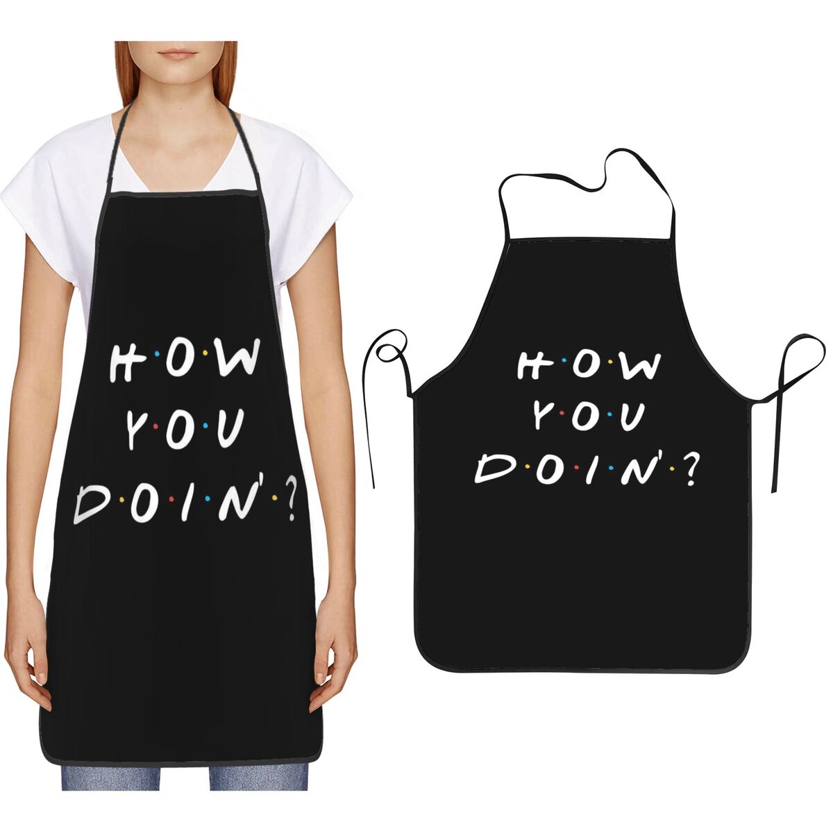 Kitchen Baking Quotes - フレンズテレビ番組「How You Doin」の名言エプロン シェフ クッキング ベーキング