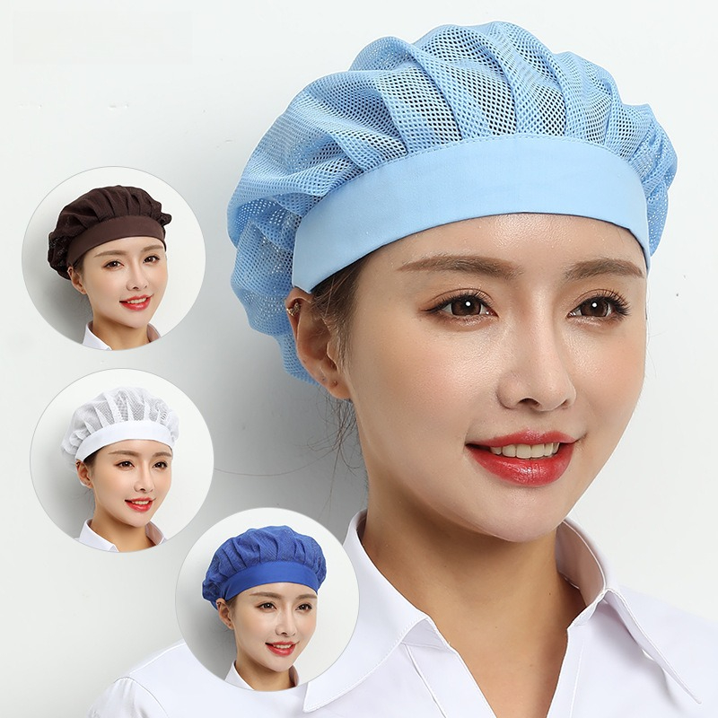 Kitchen Set Bakery - プロ仕様のおしゃれなシェフハットヘアネットセット、ケータリング作業着、ベーカリー、ホテル、レストラン、厨房スタッフ、料理人、ウェイター向け