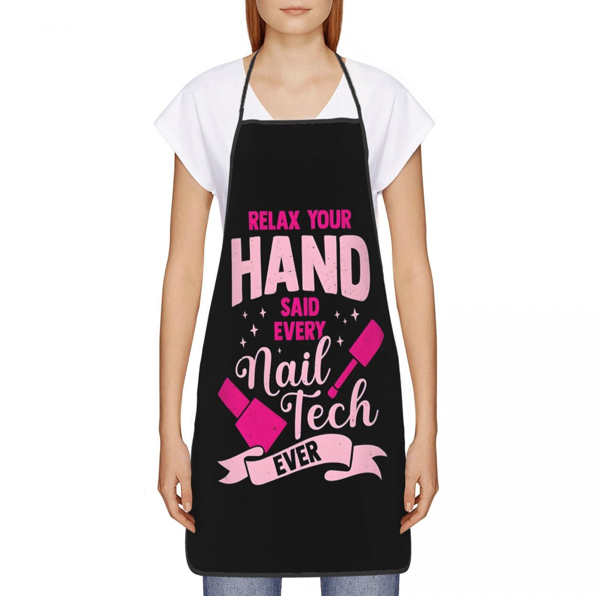 男性と女性のためのパーソナライズされたマニキュアエプロン,大 - Kitchen Baking Quotes のレビューと価格