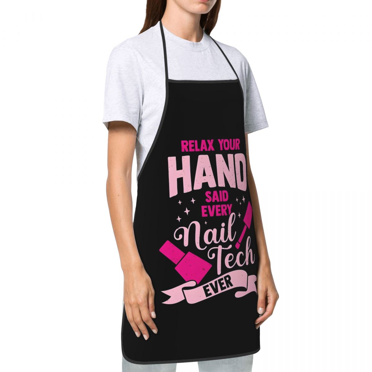 男性と女性のためのパーソナライズされたマニキュアエプロン,大 - Kitchen Baking Quotes のレビューと価格
