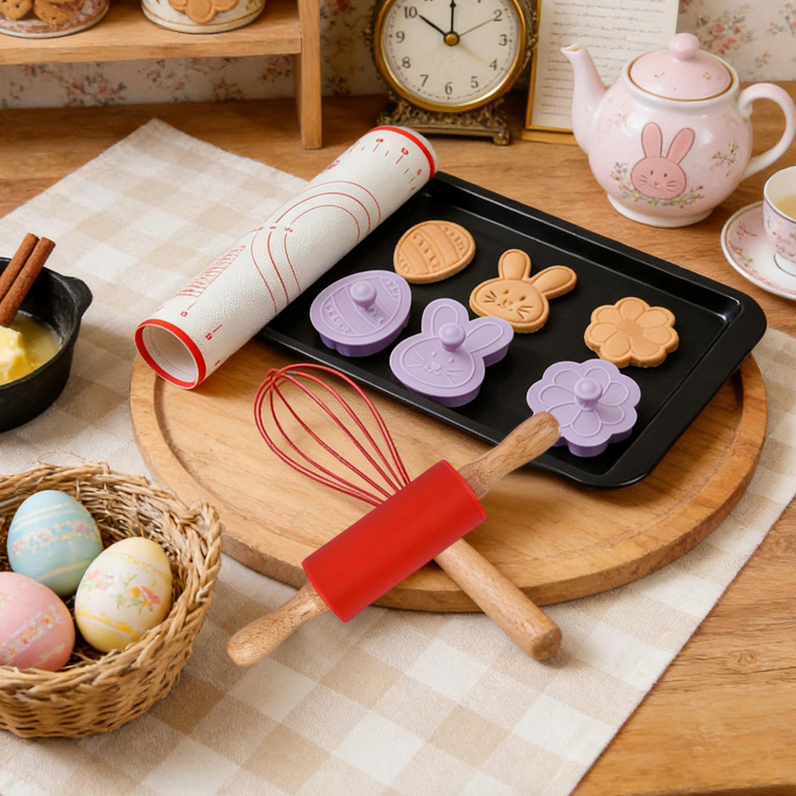 ベーキングローリングピン イースター ノンスティック生地ツー - Kitchen Baking Mat のレビューと価格