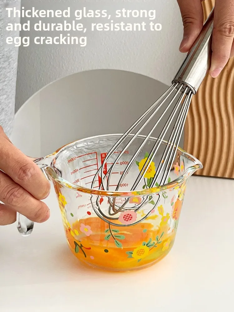 耐熱ガラス計量カップ大容量卵泡立てカップ朝食電子レンジ対応ミ - Kitchen Baking Scale のレビューと価格