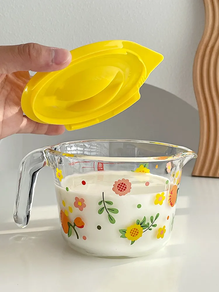 耐熱ガラス計量カップ大容量卵泡立てカップ朝食電子レンジ対応ミ - Kitchen Baking Scale のレビューと価格