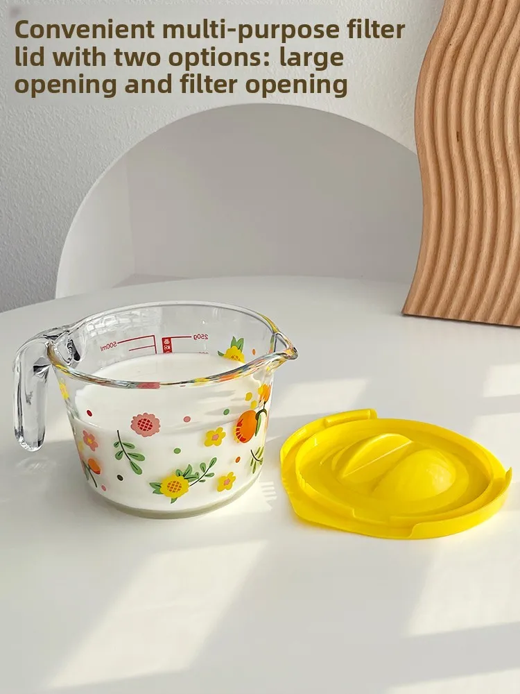 耐熱ガラス計量カップ大容量卵泡立てカップ朝食電子レンジ対応ミ - Kitchen Baking Scale のレビューと価格