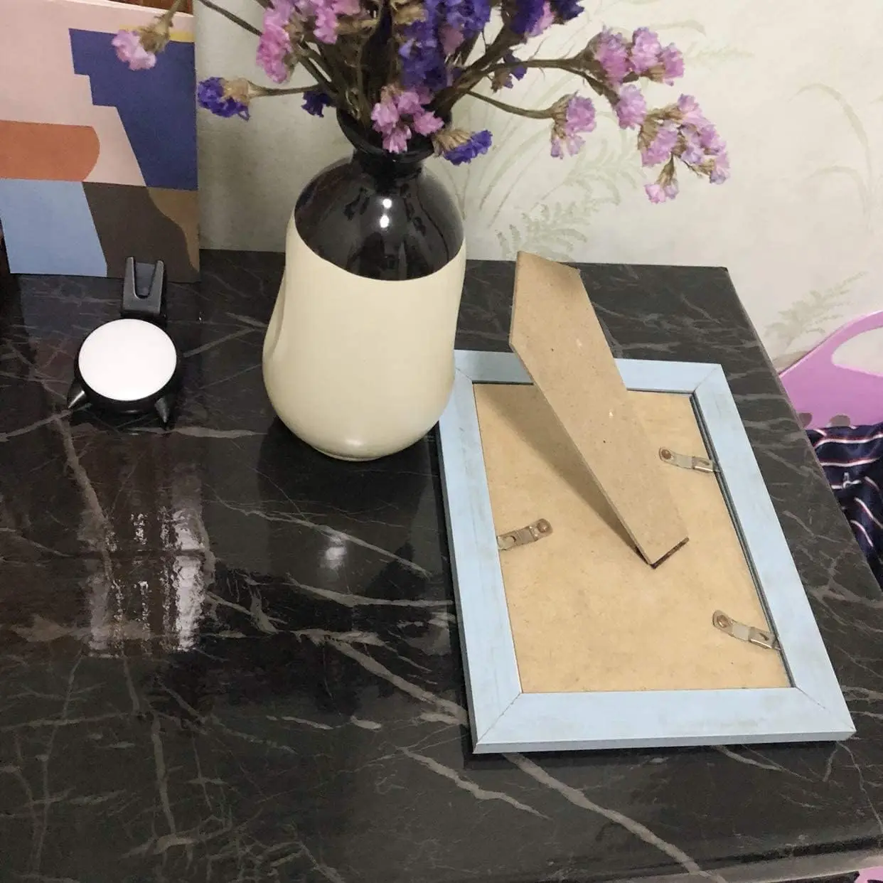 自己粘着性の大理石のPVCフィルム,花崗岩,黒のロール,防水 - Kitchen Queen のレビューと価格