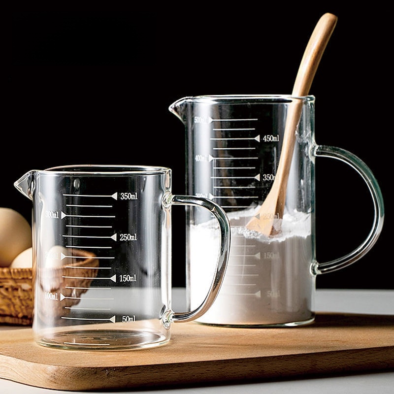 耐熱ガラス製液体計量カップ キッチンベーキングツール 目盛り - Kitchen Baking Scale のレビューと価格