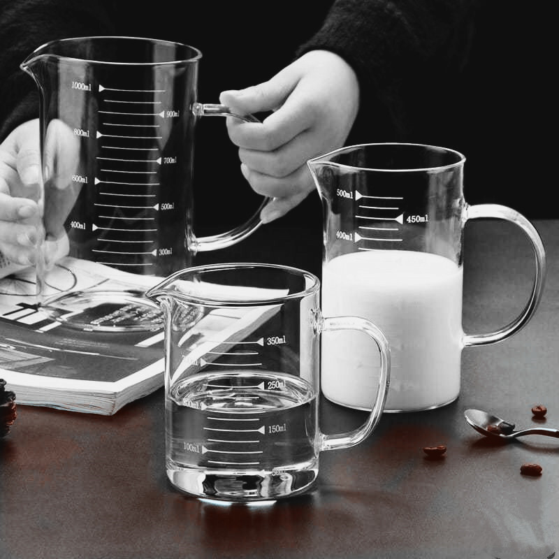 耐熱ガラス製液体計量カップ キッチンベーキングツール 目盛り - Kitchen Baking Scale のレビューと価格