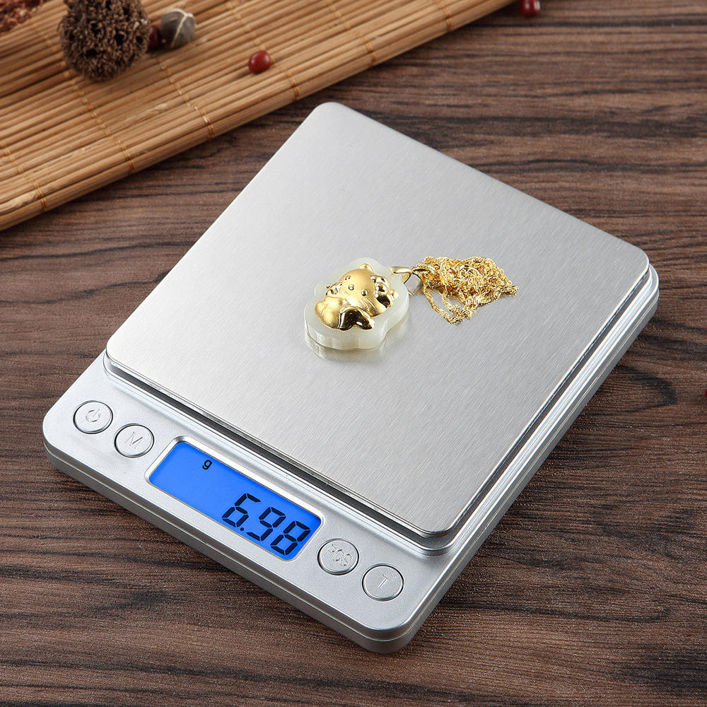 LCDデジタルジュエリースケール 3kg 0.1g/500g - Kitchen Baking Scale のレビューと価格