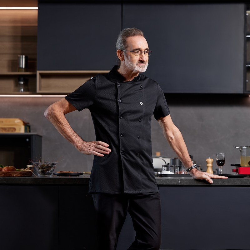 シェフユニフォーム3点セット卸売シェフコート＆キッチンエプロ - Kitchen Set Bakery のレビューと価格