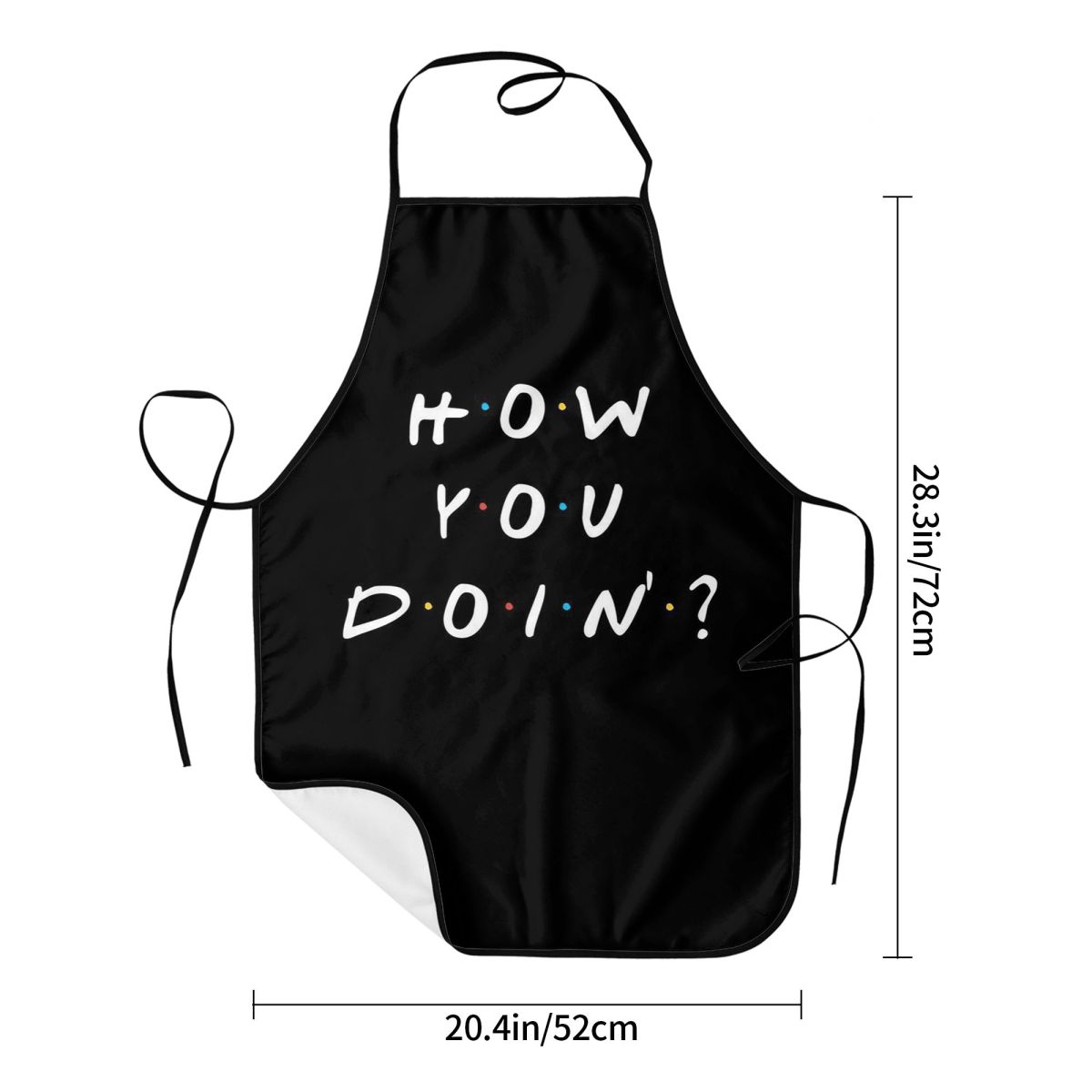 フレンズテレビ番組「How You Doin」の名言エプロン - Kitchen Baking Quotes のレビューと価格