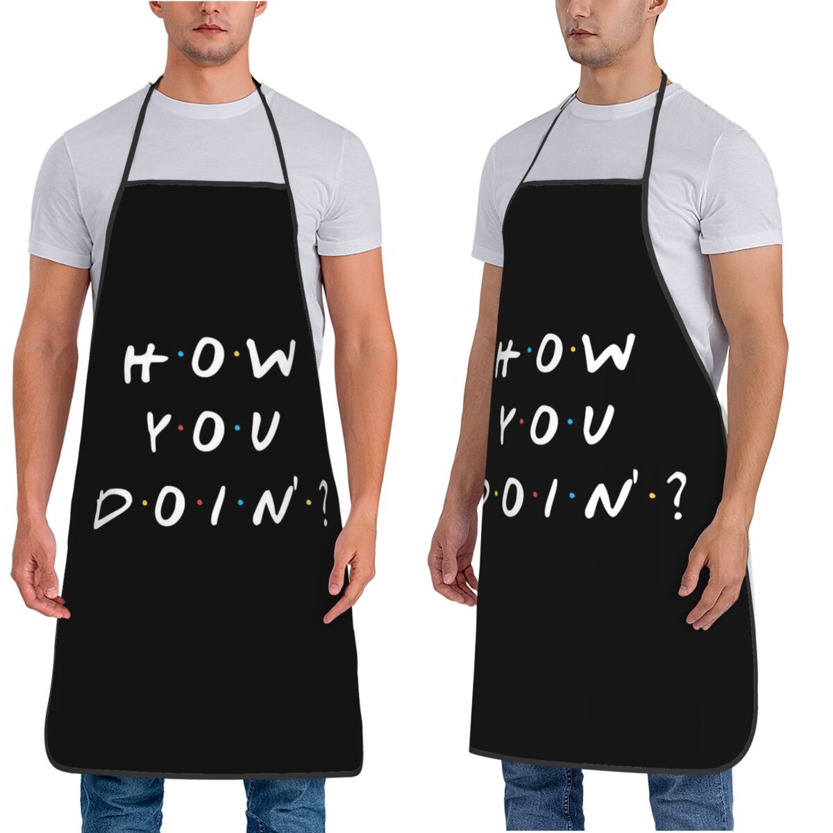 フレンズテレビ番組「How You Doin」の名言エプロン - Kitchen Baking Quotes のレビューと価格