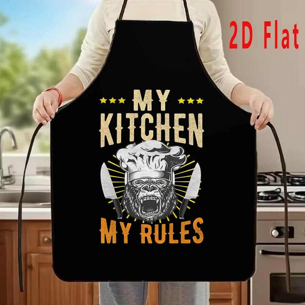 面白い引用句入りシェフエプロン 男女兼用 ノベルティ ベーキ - Kitchen Baking Quotes のレビューと価格