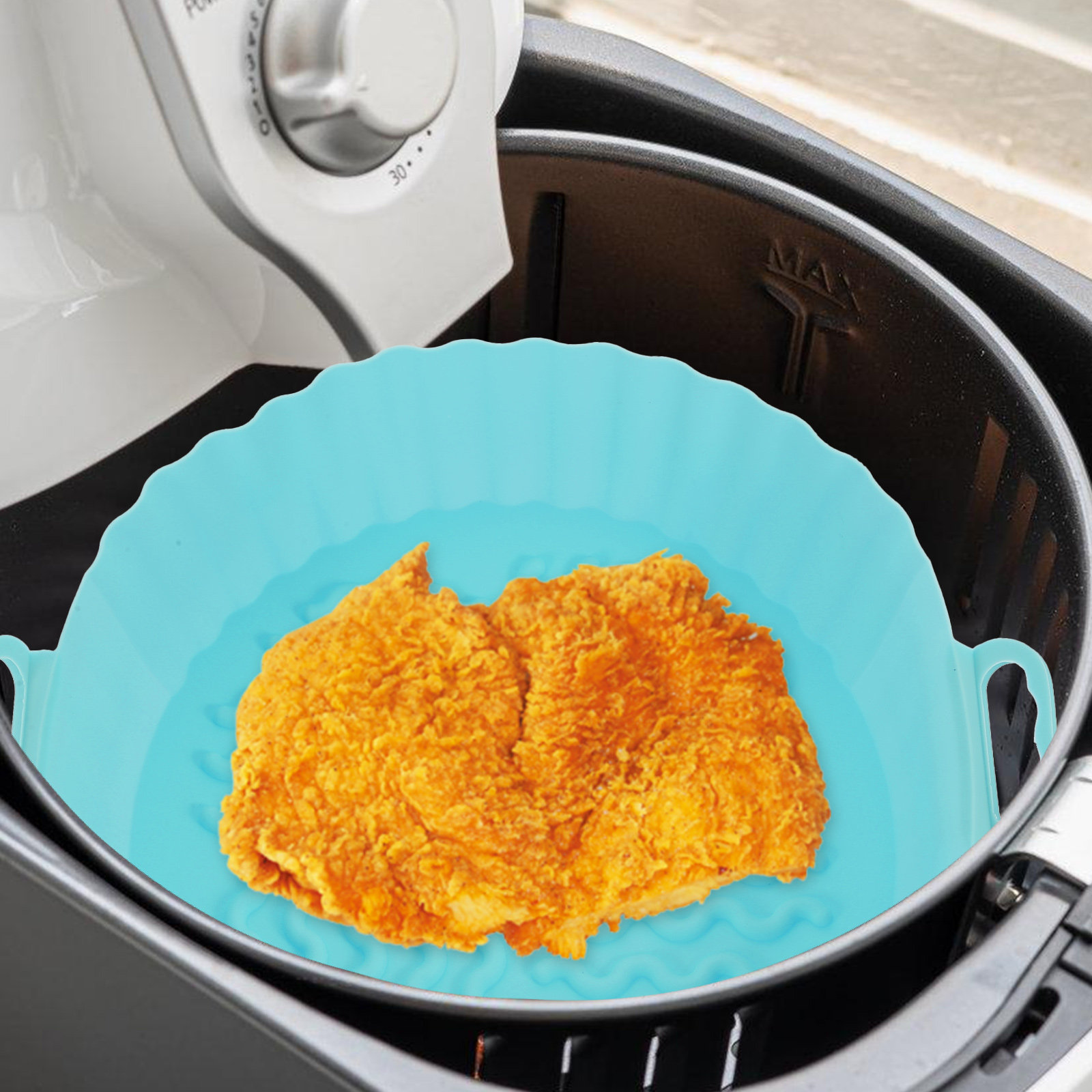 2 個のシリコンベーキングマットエアフライヤー用ノンスティッ - Kitchen Baking Mat のレビューと価格
