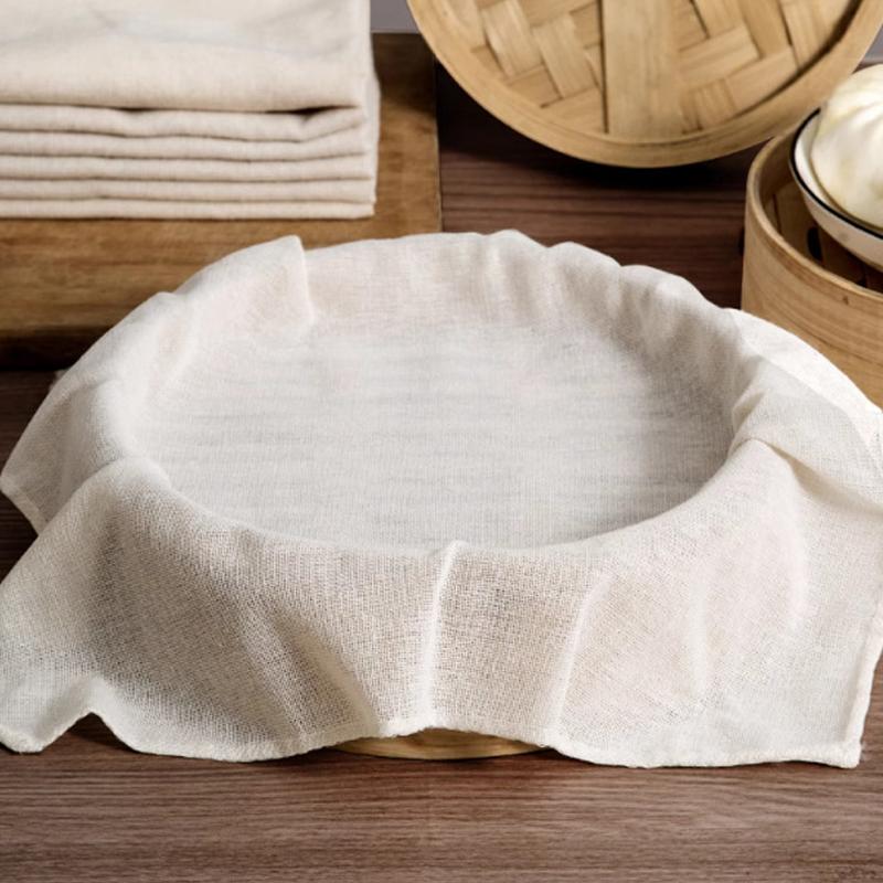 3 個ラウンド純綿蒸し布 40/60 センチメートルノンステ - Kitchen Baking Mat のレビューと価格