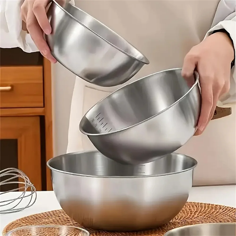 1～3個のステンレス製ボウルセット、計量機能付き、調理、ベー - Kitchen Baking Scale のレビューと価格
