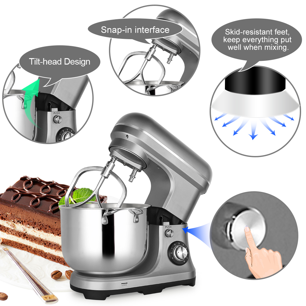 11L 2000W 大型強力電動ミキサー ダブルドウフック付 - Kitchen And Baking のレビューと価格