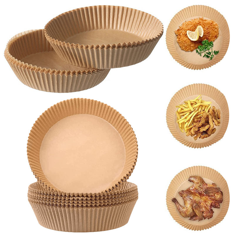 50/100枚入り エアフライヤー用紙皿 ランダムカラー オ - Kitchen Baking Mat のレビューと価格