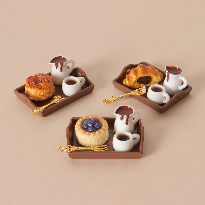1:12スケールのミニチュアアフタヌーンティーセット - ト - Kitchen Set Bakery のレビューと価格