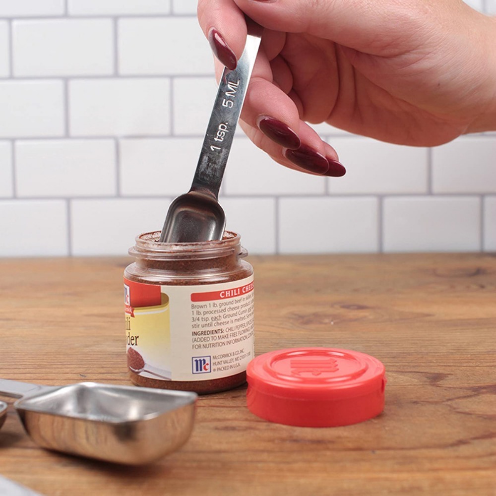 スケール付きステンレス鋼計量スプーン、キッチン用品、長方形の - Kitchen Baking Scale のレビューと価格