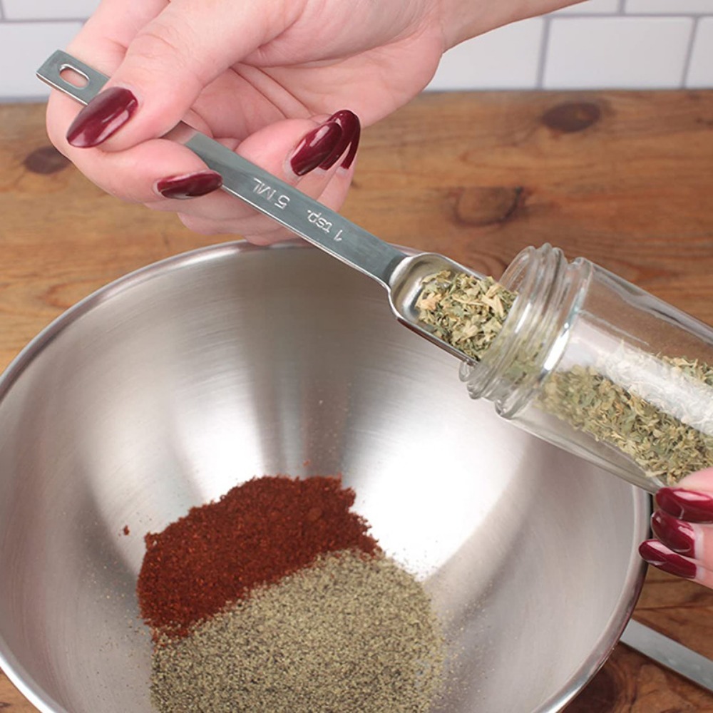 スケール付きステンレス鋼計量スプーン、キッチン用品、長方形の - Kitchen Baking Scale のレビューと価格
