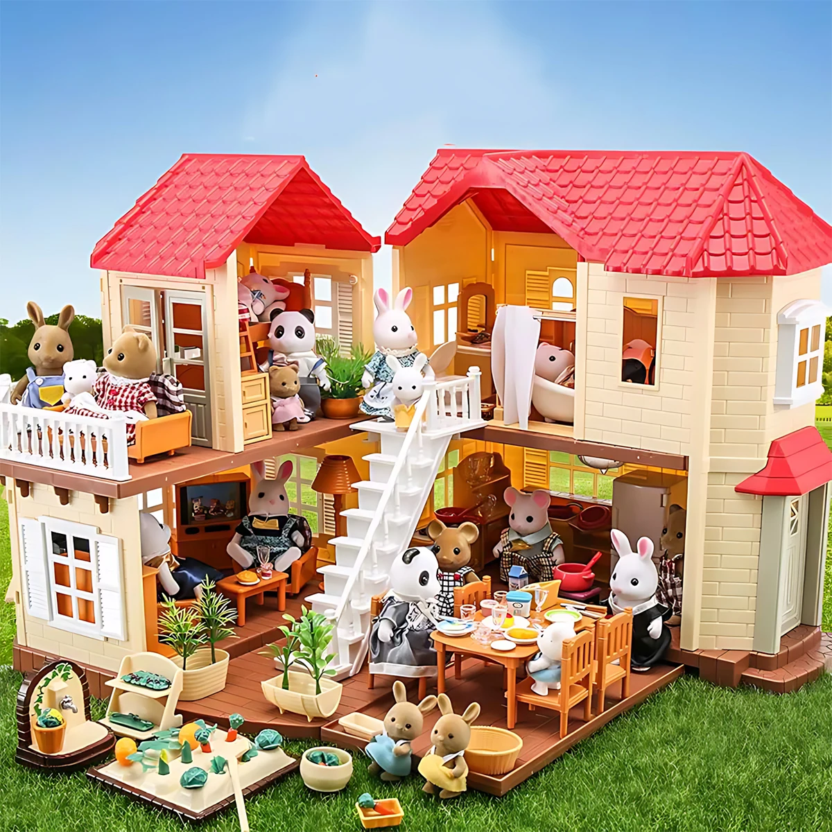 ミニチュア家具 1:12 ドールハウスキッチンリビングルーム - Kitchen Queen のレビューと価格